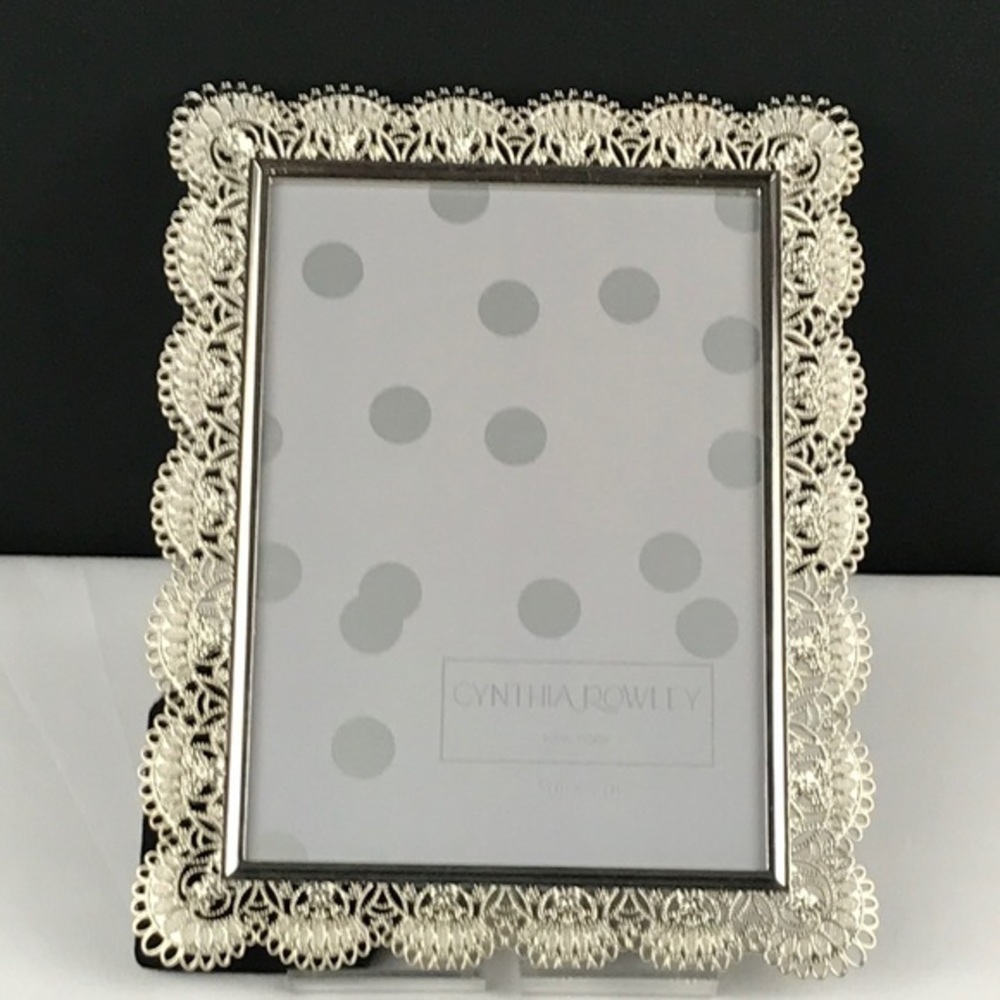 Cynthia Rowley - Silver picture frame (4” X 6”) NWT Last One!